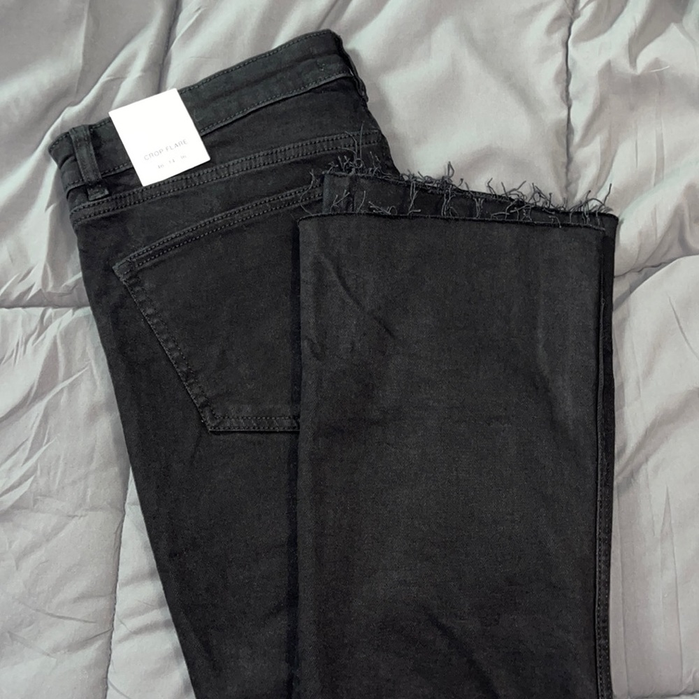 Zara Crop Flare jeans